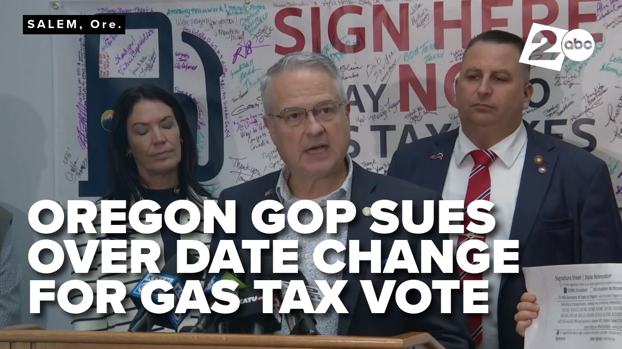 Oregon GOP to sue over gas tax referendum date change