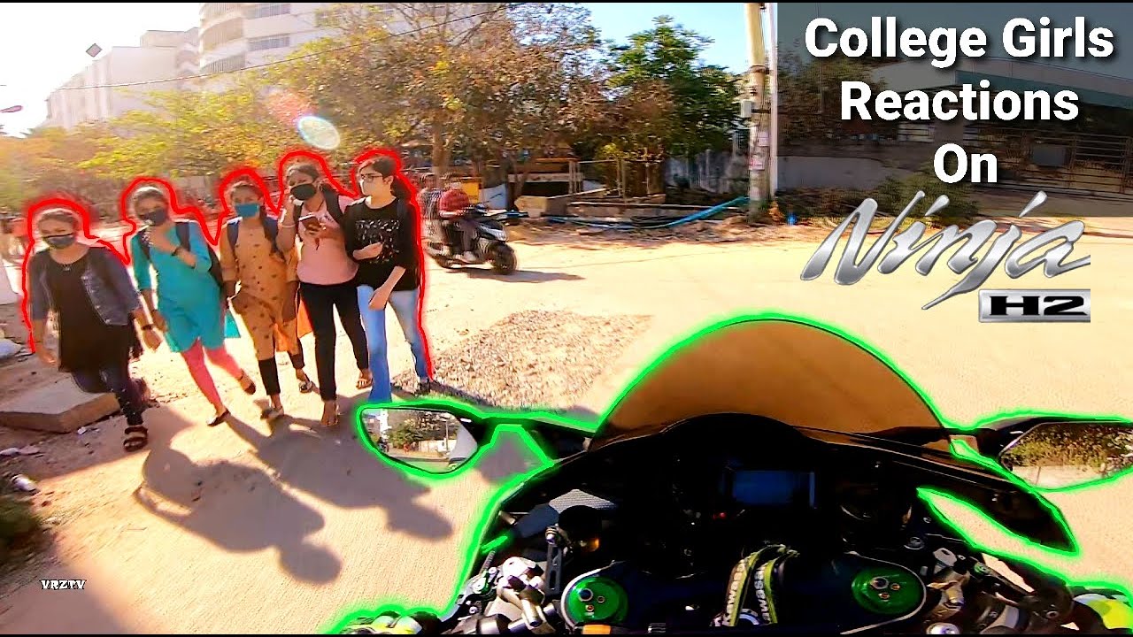 Hum ne kiya College Reaction On Hyper Superbike Ninja H2 || 2021