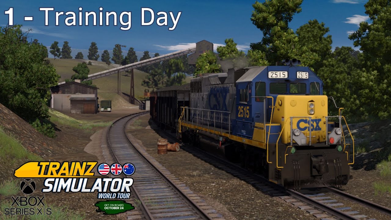 1 — Тренировочный день — Trainz Simulator World Tour: первый взгляд — Xbox Series X
