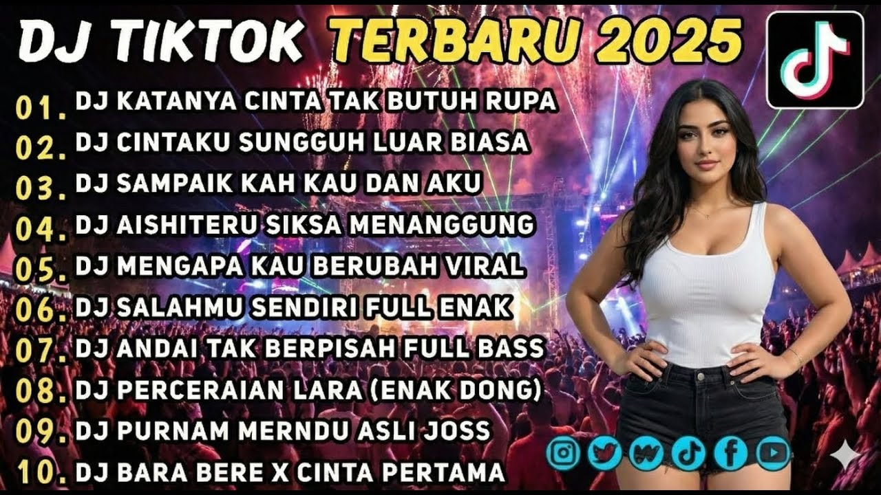 DJ TIKTOK TERBARU 2025 || CINTAKU SUNGGUH LUAR BIASA - YAYA NADILA DJ KATANYA CINTA TAK BUTUH RUPA
