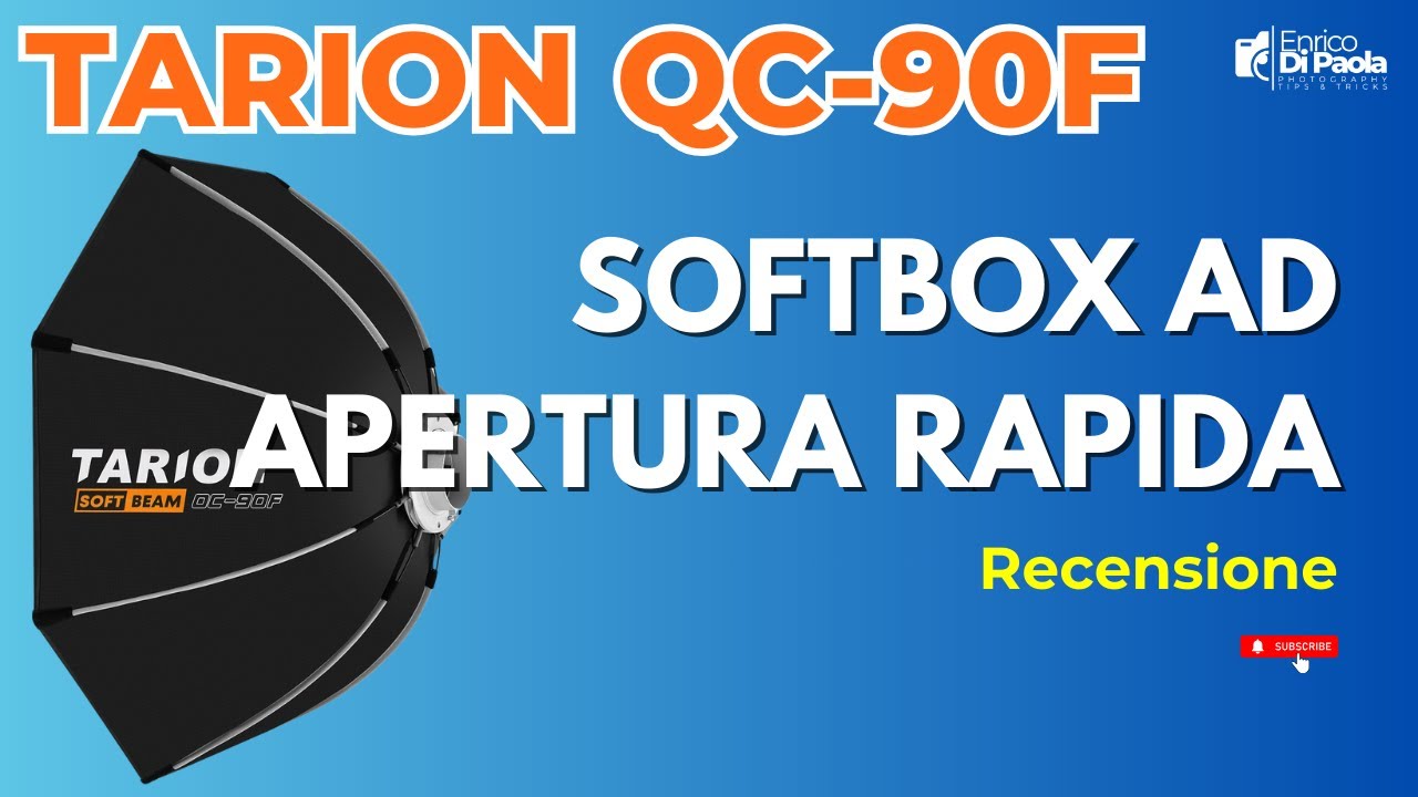 Softbox Tarion QC-90F apertura rapidissima recensione