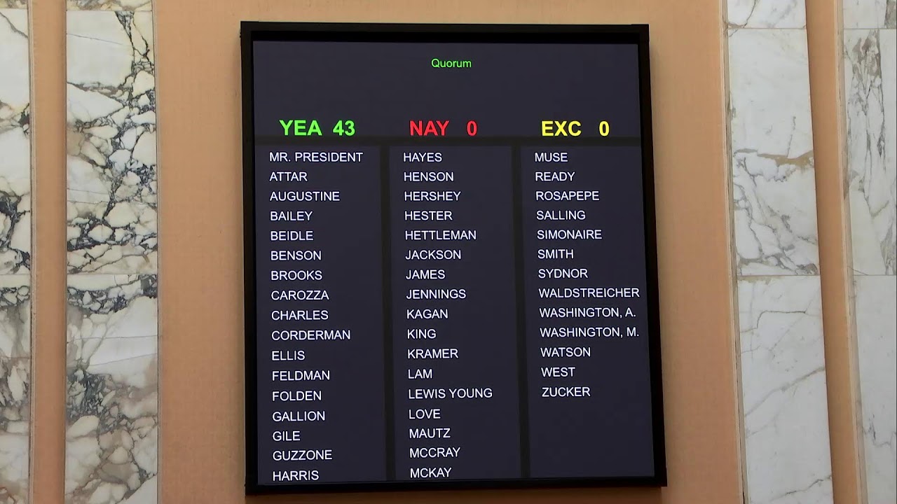 Senate Floor Session, 3/20/2026 #1