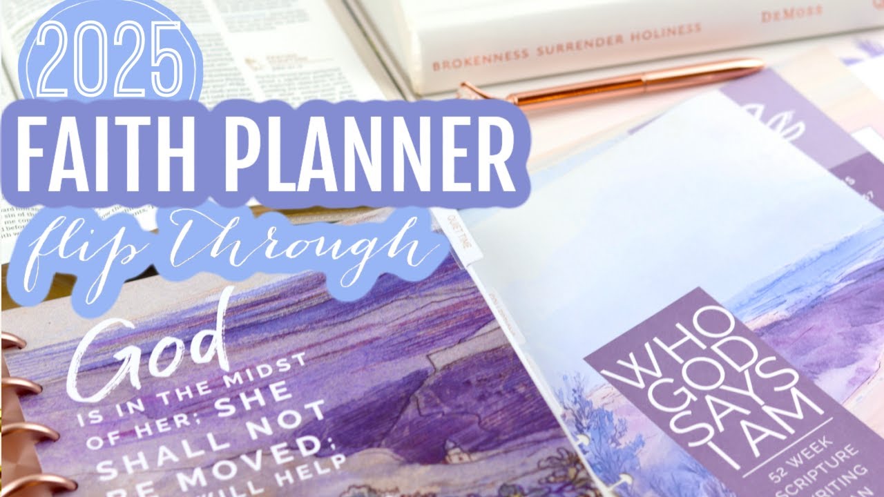 ✝️ 📖 2025 Faith Planner Set Up & Flip Through + Reading Journal | War Binder #scripturewriting