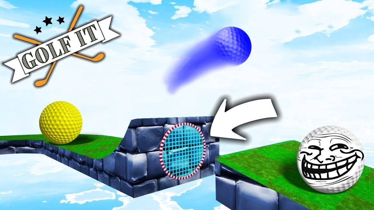 (╯ಠ益ಠ)╯NEJDELŠÍ TROLL MAPA 1/2 ⛳ GOLF IT s @marwex99​em