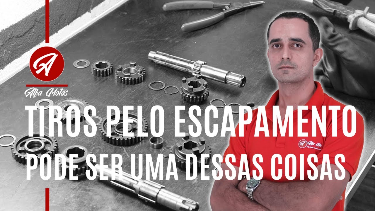 MOTO DANDO TIROS PELO ESCAPAMENTO