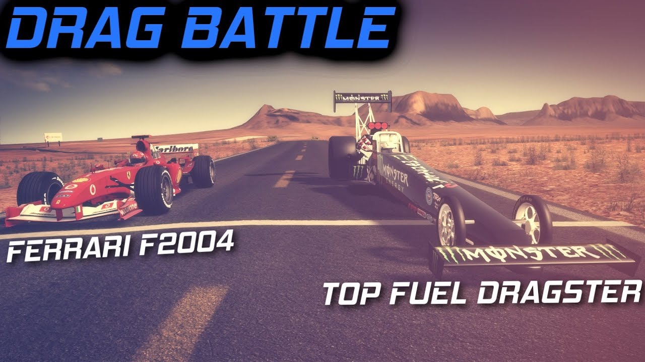 TOP FUEL DRAGSTER VS THE WORLD (F1, 2000HP LAMBORGHINI HURACAN, SPACECRAFT, REDBULL) DRAG BATTLE