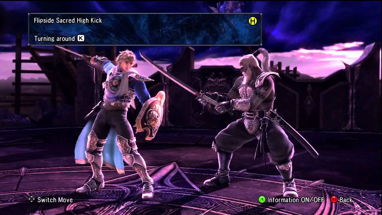 Soul Calibur 5 Patroklos Move List