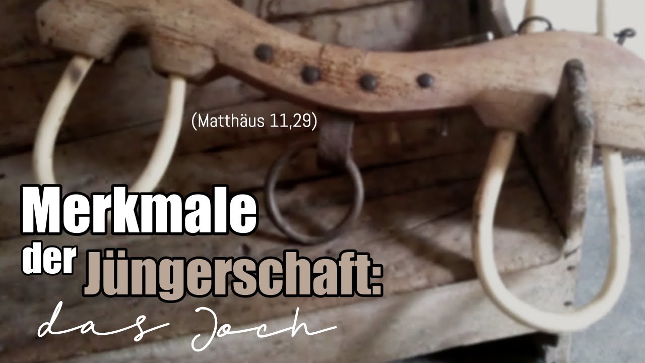 Merkmale der Jüngerschaft: das Joch (Mt 11,29)