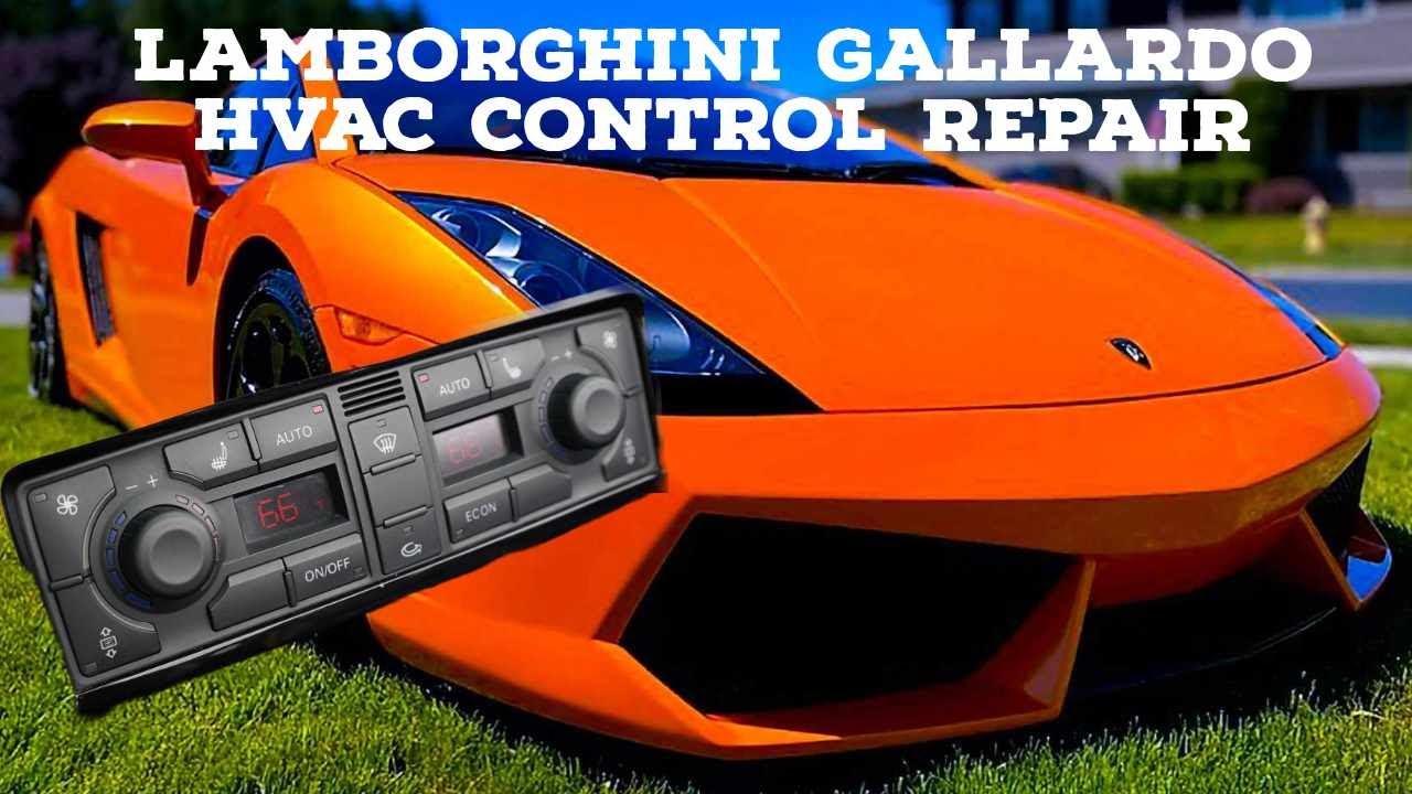 Lamborghini Gallardo HVAC button & knob replacement with Audi components