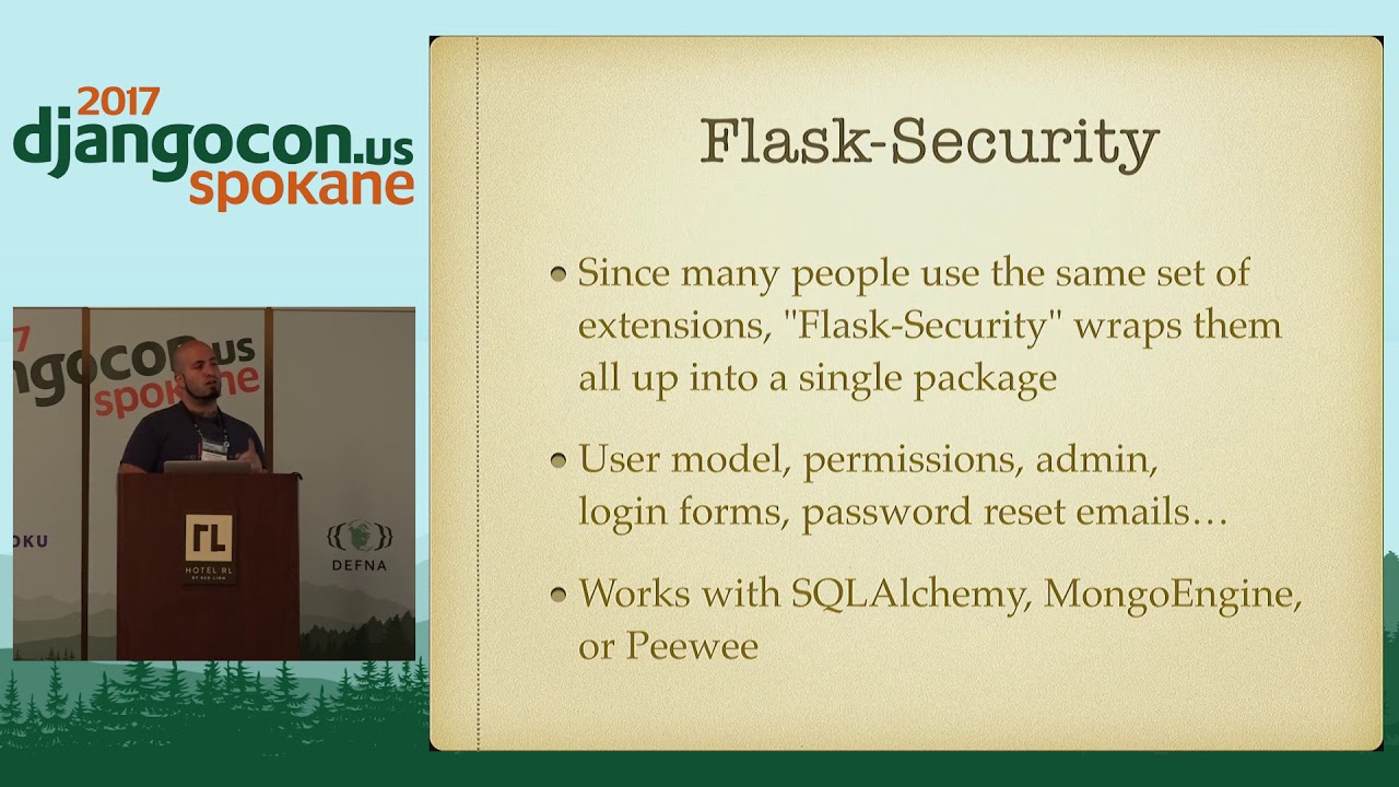 DjangoCon US 2017 - Django vs Flask by David 