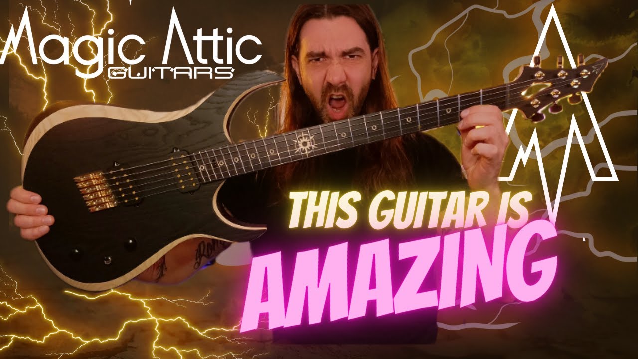 Amazing Custom Handmade Guitar!!! @MagicAtticGuitars