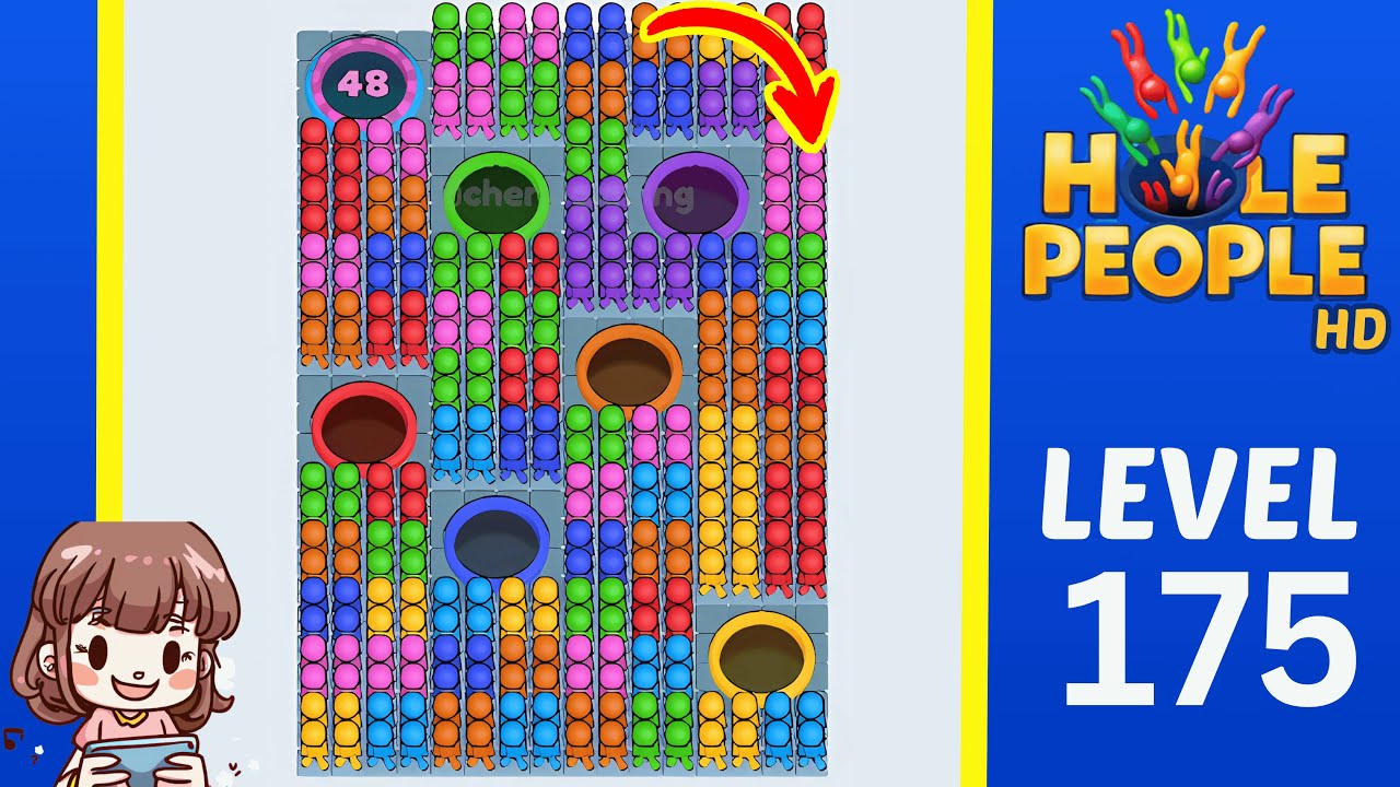 Hole People Level 175 Solution Walkthrough
