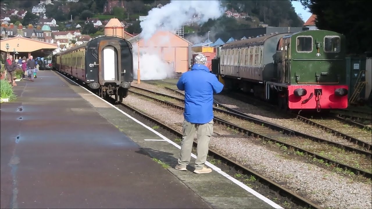 FIRST TRAIN AWAY FROM MINEHEAD AND WE CATCH IT FROM WILLITON WSR 2 APRIL 2024