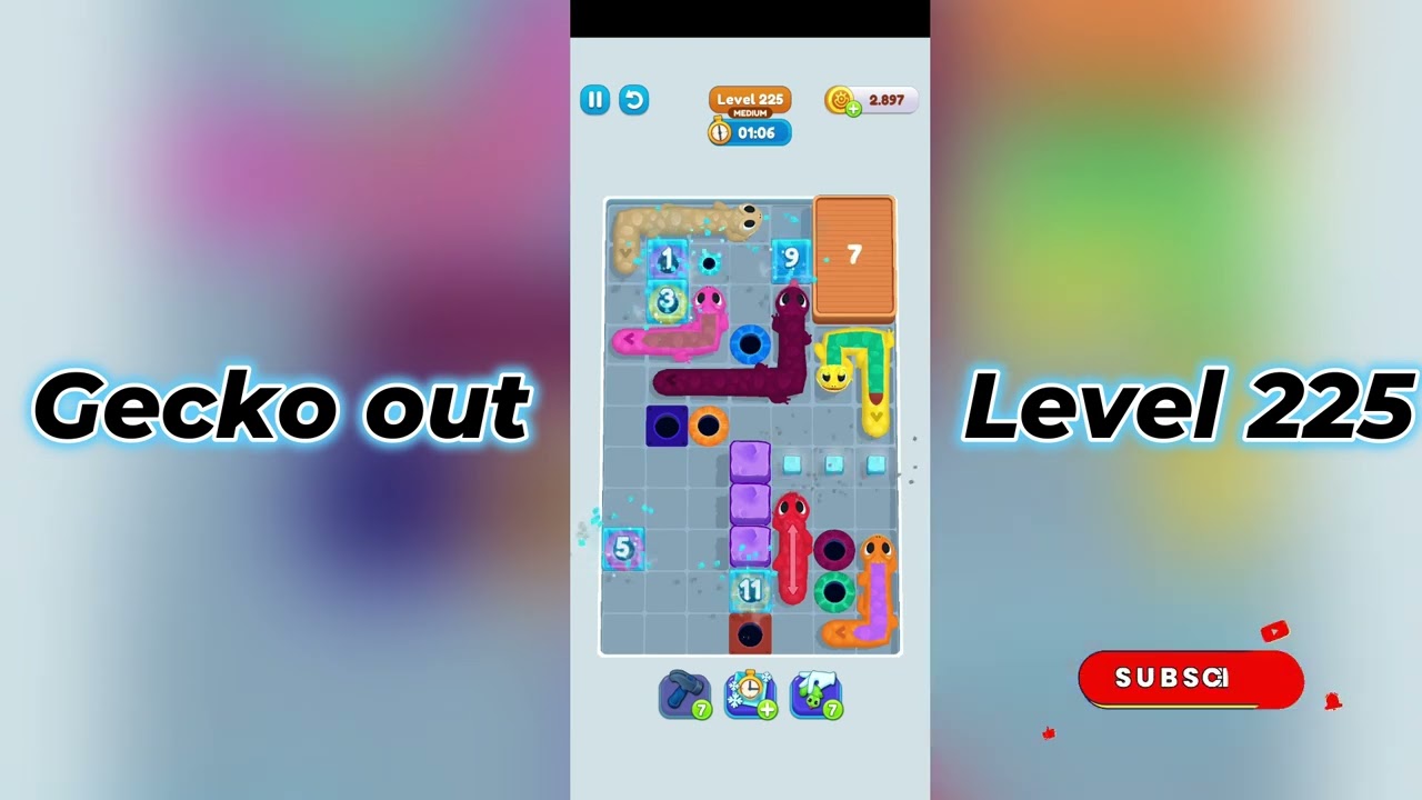 Gecko Out Level 225 Walkthrough 🧩 | Step-by-Step Puzzle Guide | SolutionGuruji