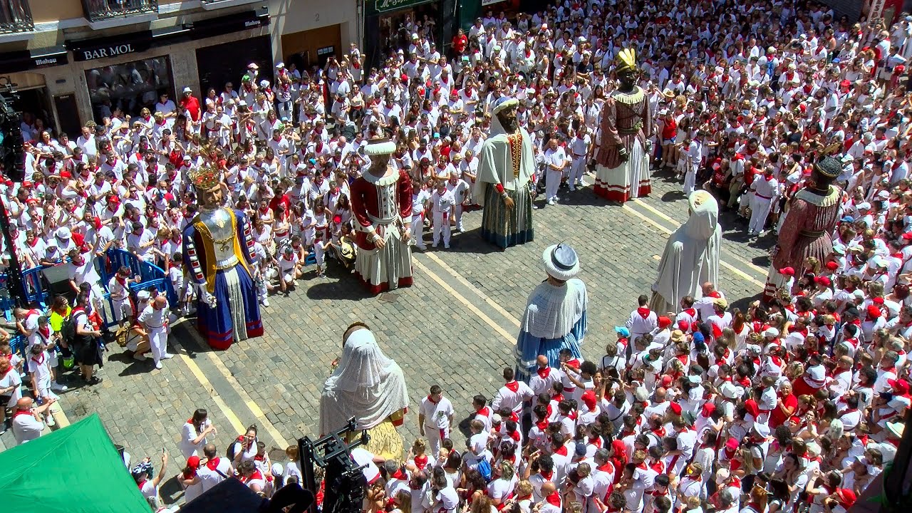 Despedida Gigantes, kilikis, cabezudos y zaldicos parte 3 - #sanfermin2024