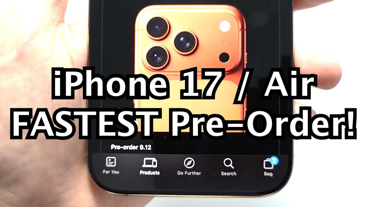 How to Pre-Order iPhone 17 / Air (BEST Method to Save Time)!