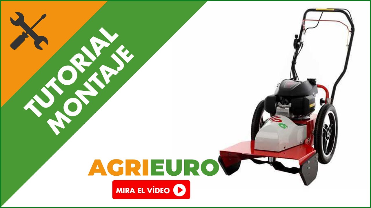 Montaje Desbrozadora de ruedas FLO Pro Speed 6HO GCV 200 de gasolina, modelo nuevo