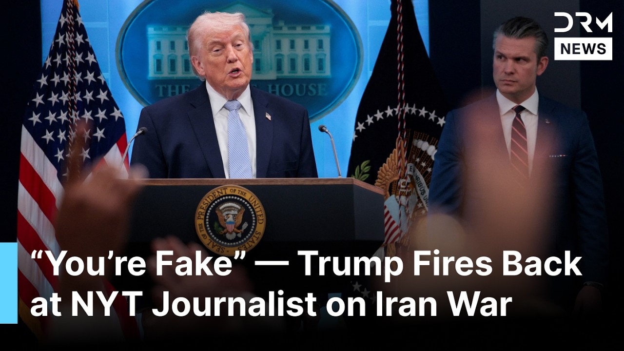 &ldquo;You&rsquo;re Fake&rdquo;, Trump Clashes With New York Times Reporter Over Iran War in Heated Exchange | AC1G