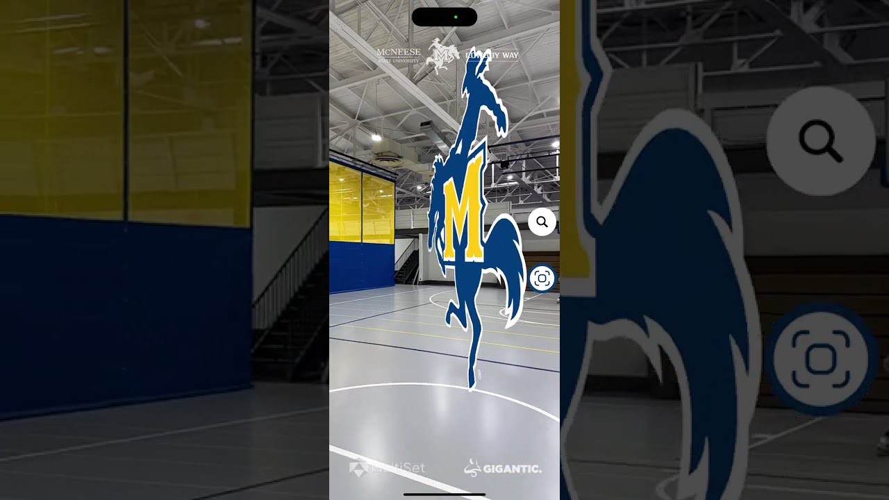 AR Indoor Navigation Demo | MultiSet VPS McNeese Rec Center