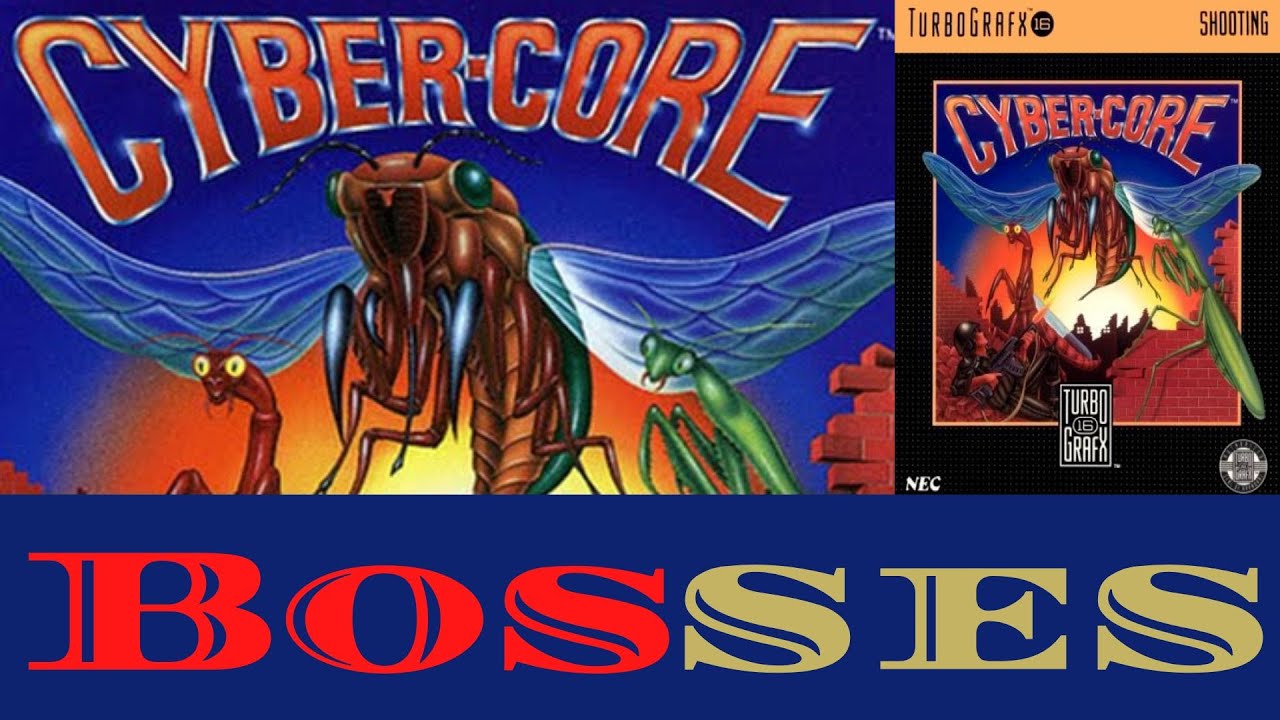 Cyber Core Bosses PC Engine
