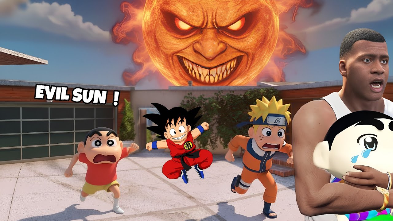 Franklin & Shinchan Finally Bring the SUN to Their HOME 😱🌞 | GTA 5
