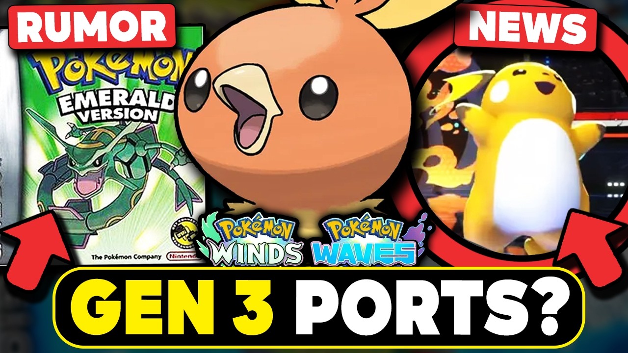 Новости Pokemon! Слухи о новом порте 3-го поколения! Ruby, Sapphire и Emerald? Новые обновления д...