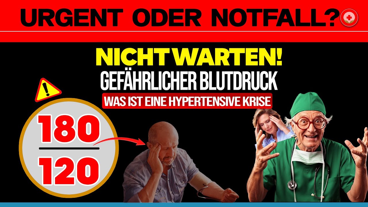 Was ist eine hypertensive Krise - Bluthochdruck erklärt