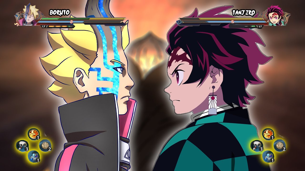 BORUTO KARMA VS TANJIRO HINOKAMI | Jump Force MOD
