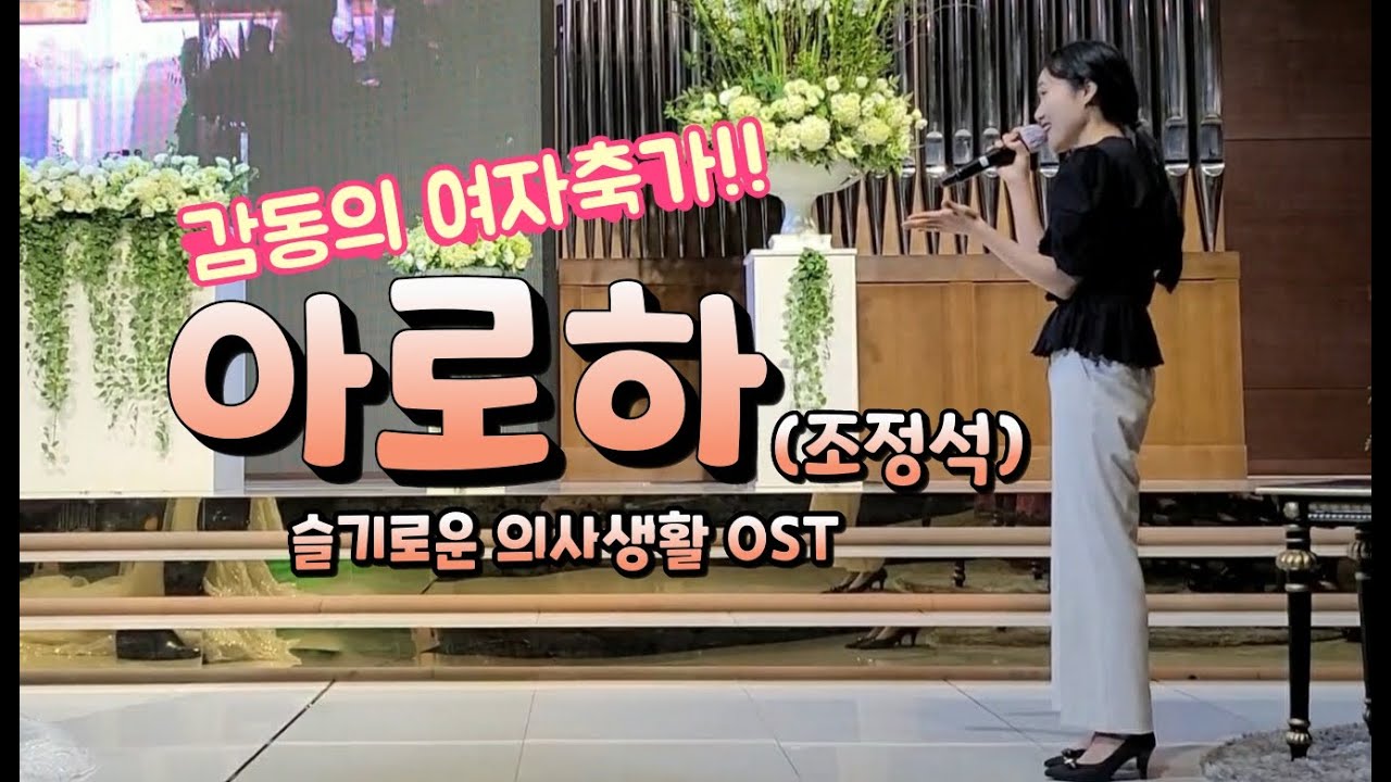 음색이 왜케 좋아!! 아로하 Ab키(조정석) 슬기로운 의사생활 OST - 블리스데이(BLISSDAY)