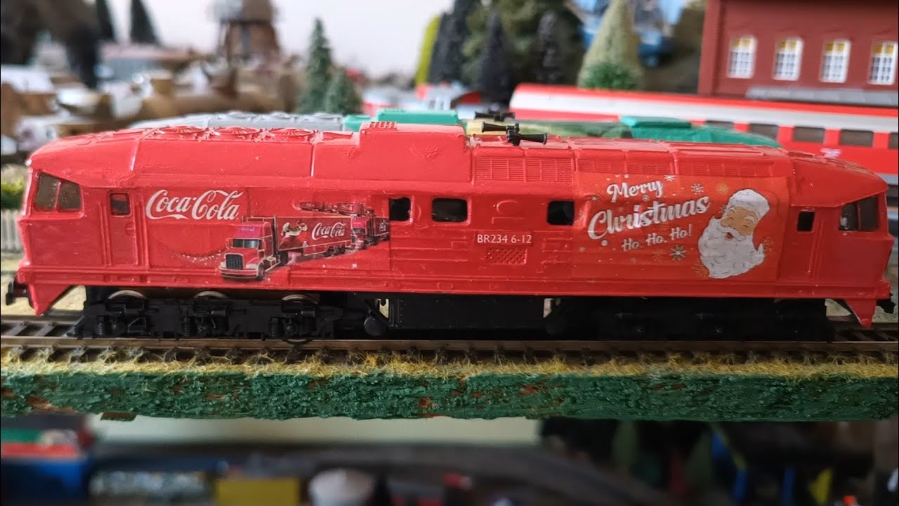Prezentacja Lokomotywy: LUDMIŁA BR234 6-12 Push-pull w malowaniu Mery Christmas 🧑&zwj;🎄 Mikołaj 1:87 H0