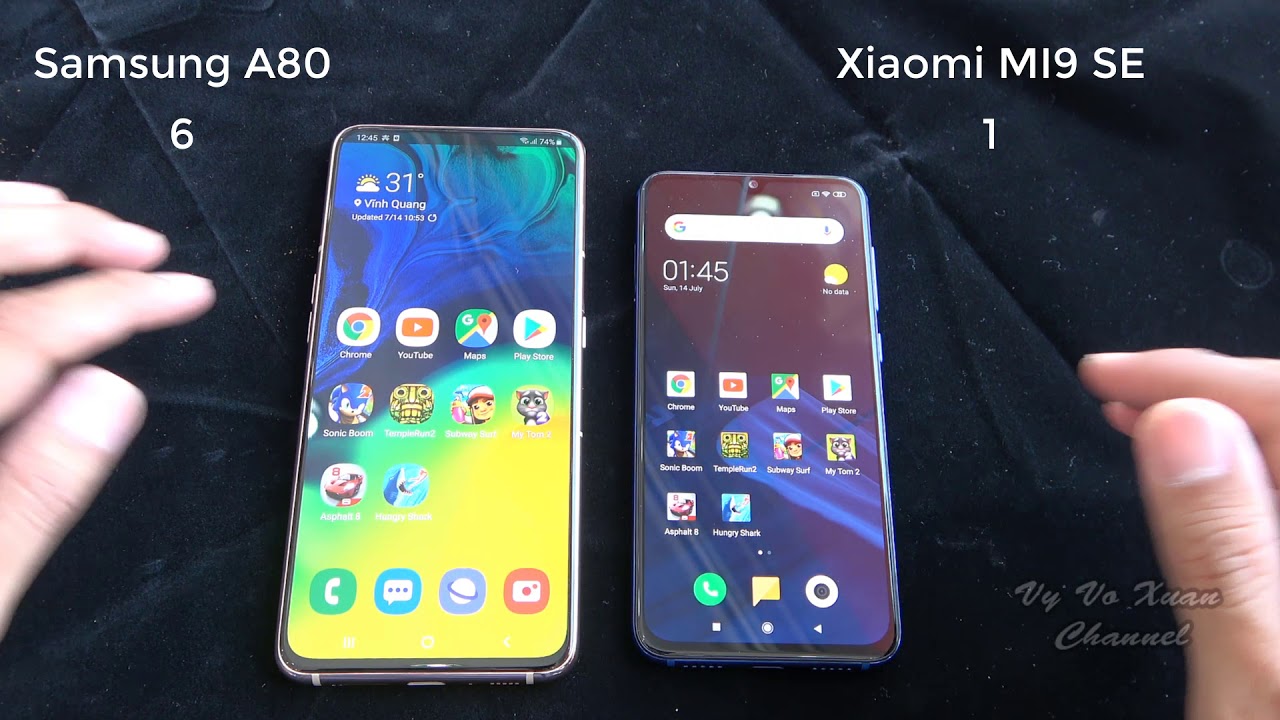 Samsung Galaxy A80 vs Xiaomi MI 9 SE