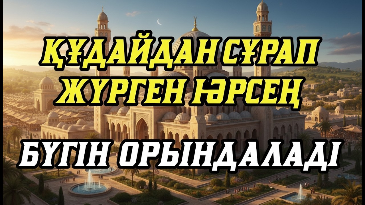 🤲🤲Қуаныштан жылайсың себебі жете алмай жүрген арманың орындалады иншалла