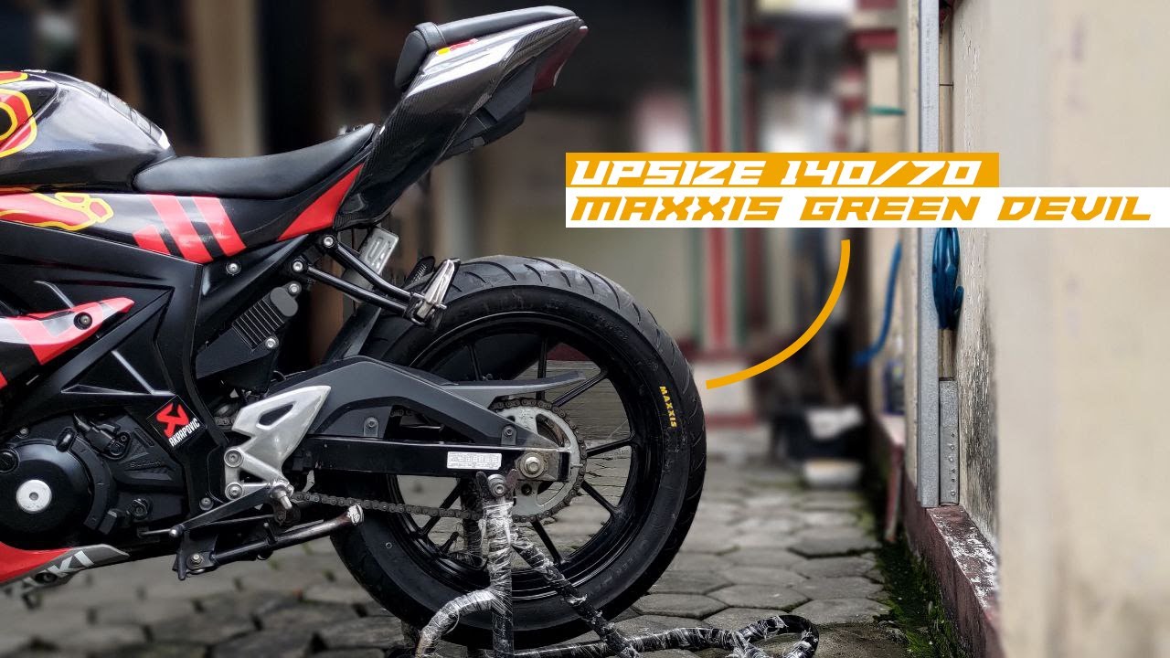 BIAR GAMBOT - GANTI BAN MAXXIS GREEN DEVIL 140/70 DI GSX R150
