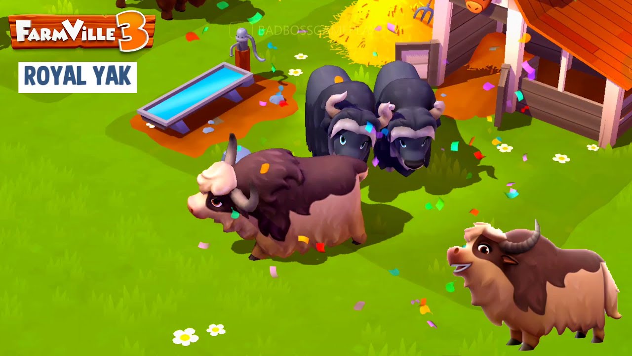 New Breed Discovered ( ROYAL YAK ) FarmVille 3 Gameplay