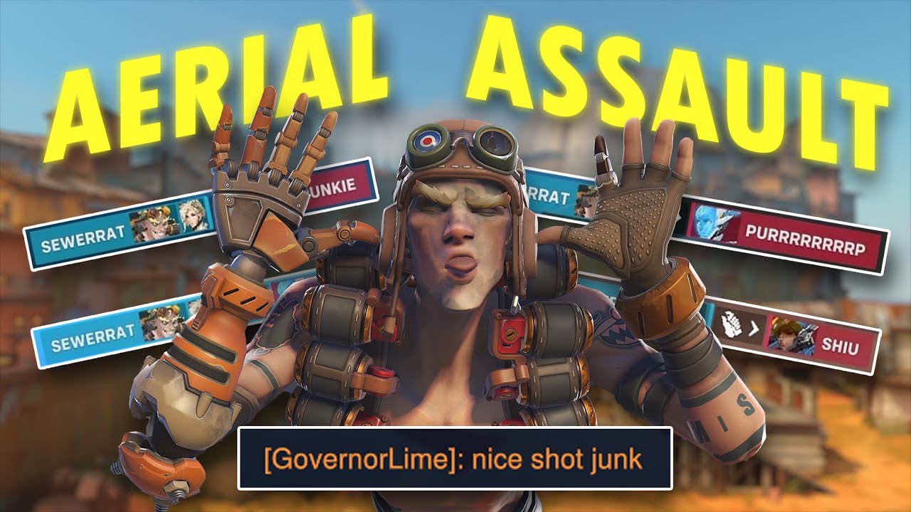 why junkrat is the best anti-air defense...