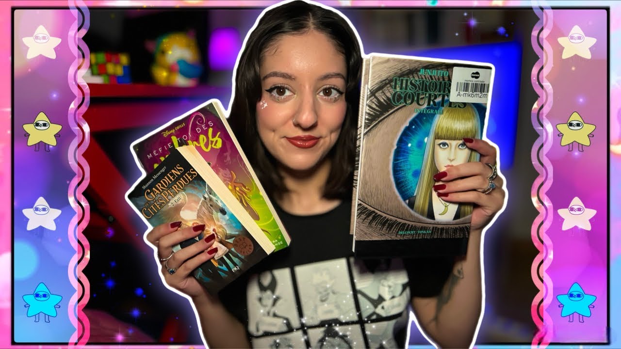 ASMR 🌸 Voici ma PILE À LIRE (en fait tous les livres que j’ai) avec du tapping itout \o/ 