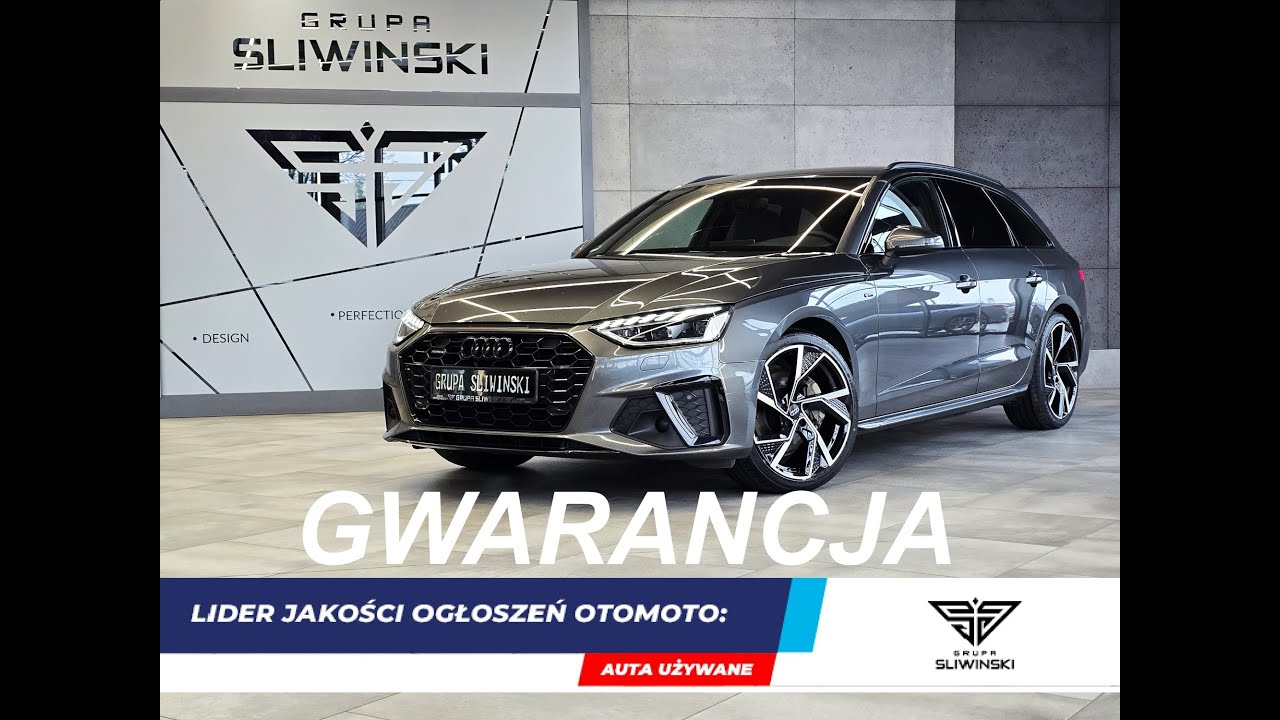 Sprzedam Audi A4 40TDI 204PS 4x4 S-Line B&O Rolety Pamięć Kamera Virtual Matrix FV23%