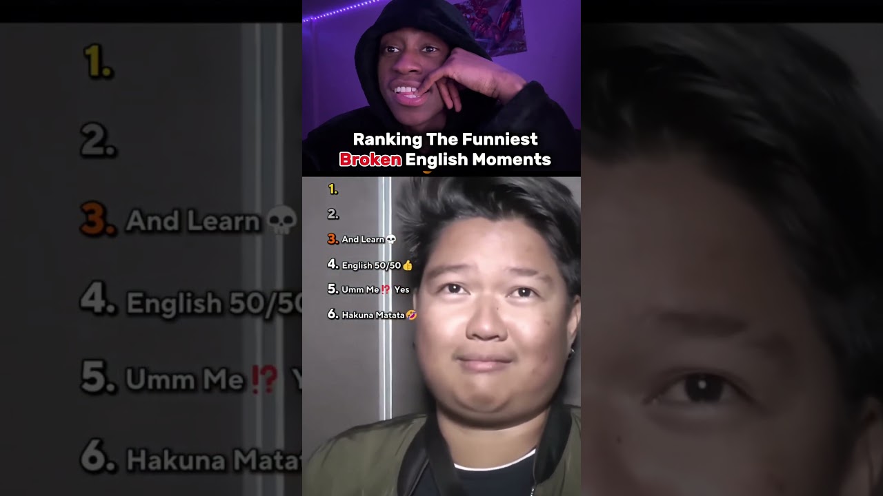 Ranking The Funniest Broken English Moments #kbtv #funny #shorts