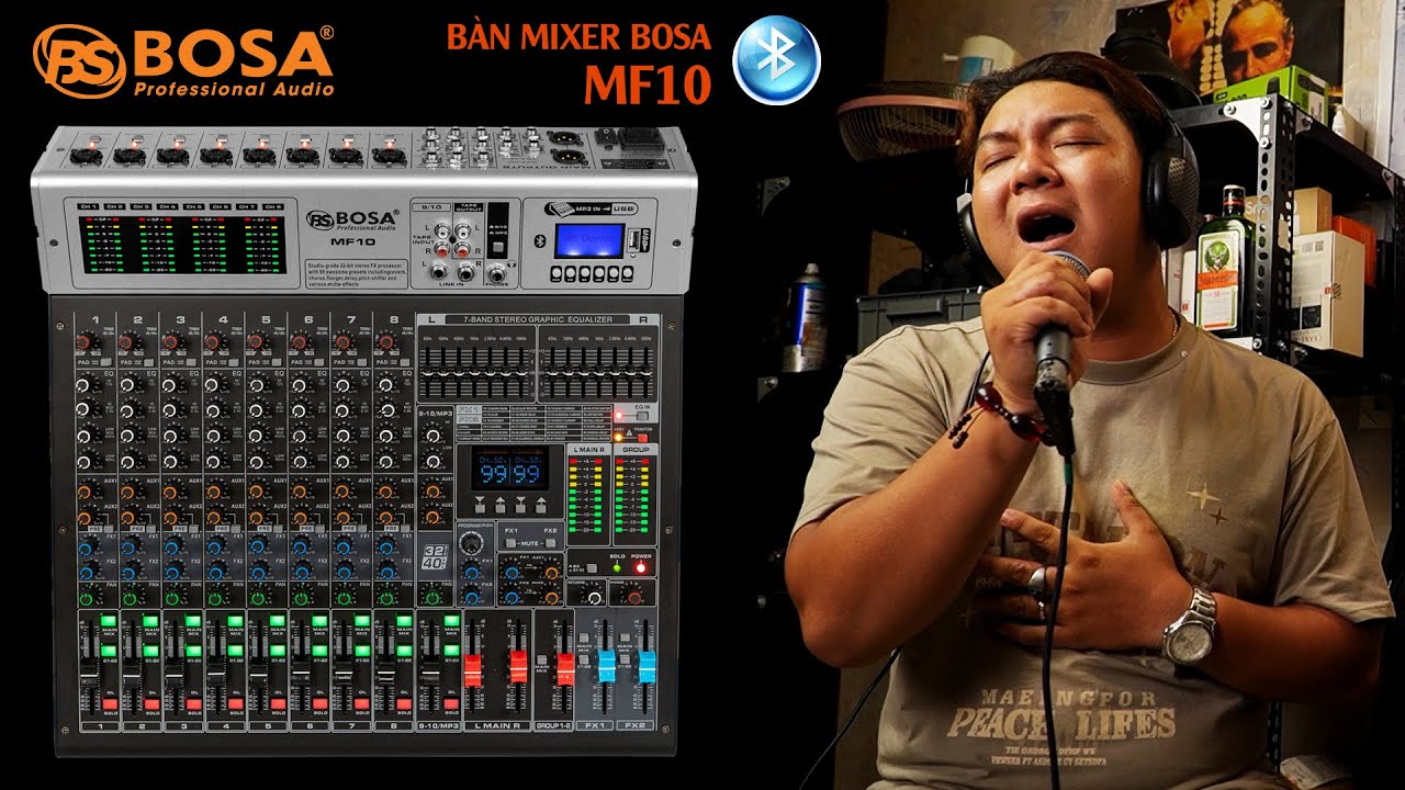 BÀN MIXER BOSA MF10 | BOSA AUDIO