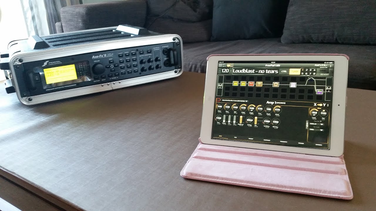 AxeFx/AX8/FX8 wireless control with FracPad