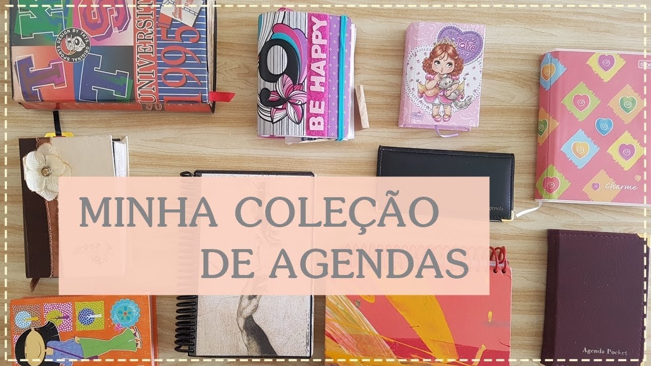 MINHA COLEÇÃO de agendas - 1993 à 2013