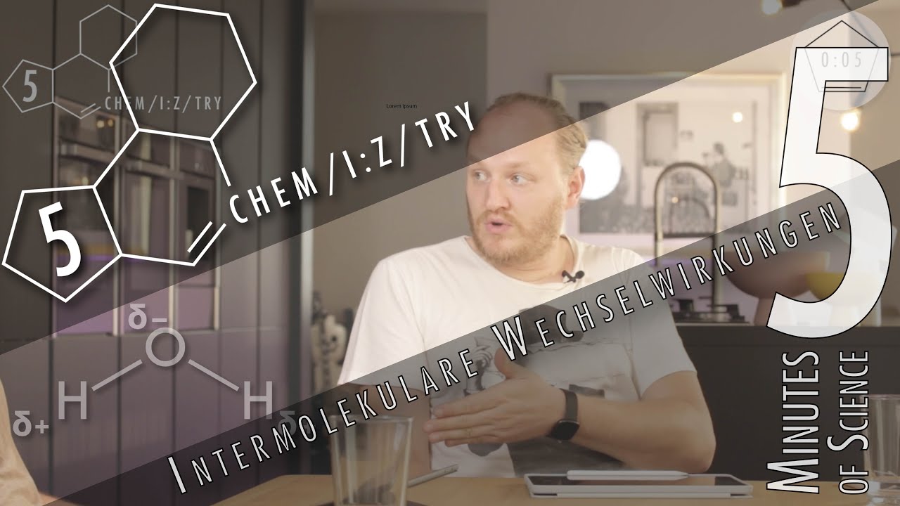 5 Minutes of Science: Intermolekulare Wechselwirkungen