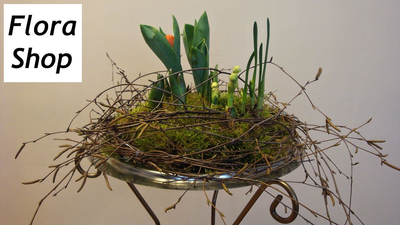 Blumenzwiebeln Deko ❁ Frühlingsdeko Ideen ❁ Raumdekoration mit Blumen ❁ Deko Ideen mit Flora-Shop