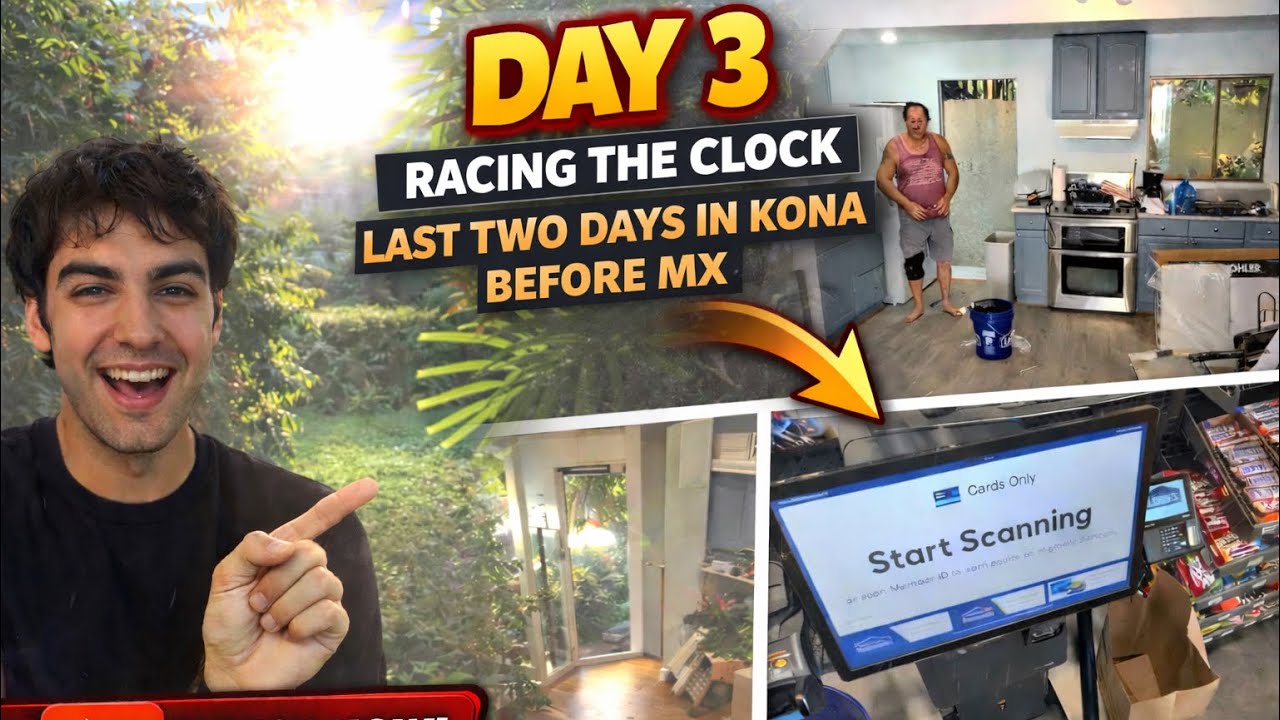 Day 3 Racing the clock, last two days in Kona before MX