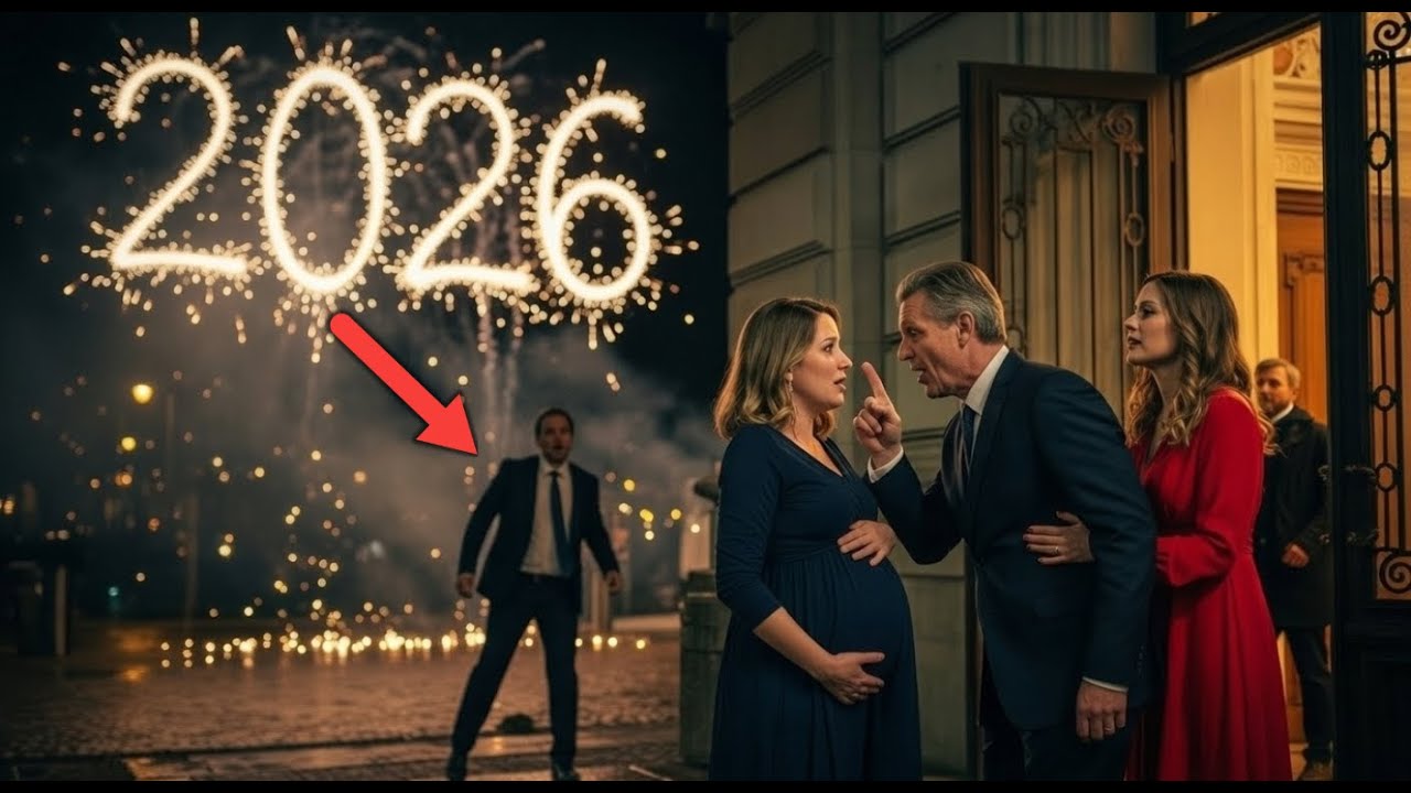 Były mąż publicznie upokorzył ciężarną byłą żonę w Sylwestra — sala zamarła, gdy otworzyły się drzwi
