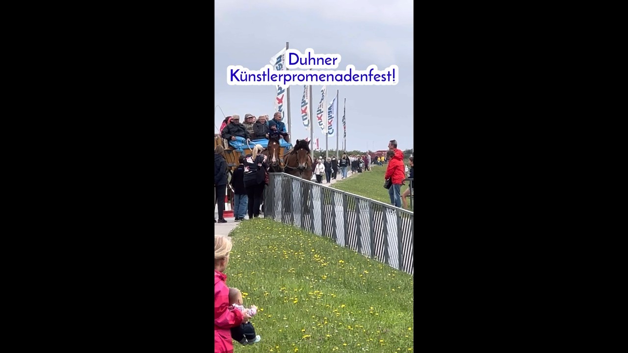 Cuxhaven Duhnen: K&uuml;nstlerpromenadenfest am 27.Juli 2023! #shorts