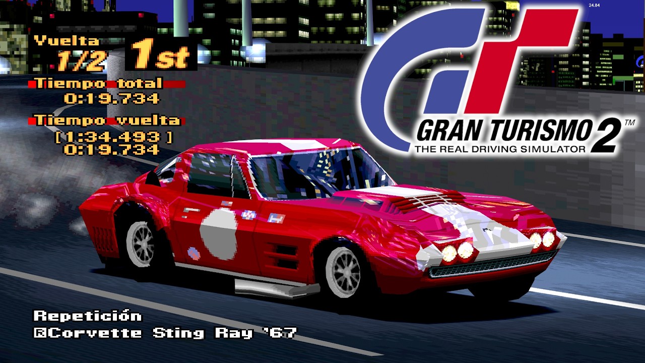¡Completando Competición Chevrolet Corvette con un Sting ray del '67 de carreras! - Gran Turismo 2