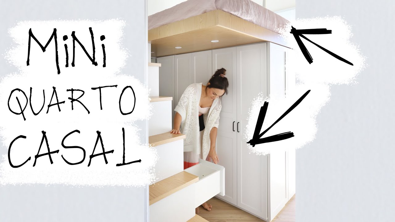 QUARTO PEQUENO CAMA SUSPENSA E MUITO ARMÁRIO - ED VIADUTOS