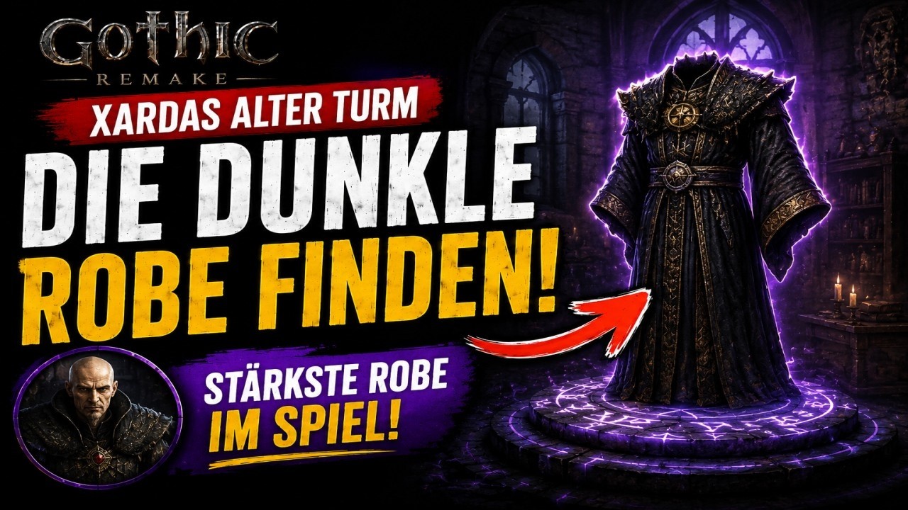 Xarda's Old Tower: Finding the Dark Robe | Gothic Remake