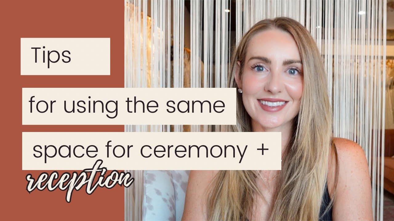 Tips For Using The Same Space For Your Wedding Ceremony and Reception